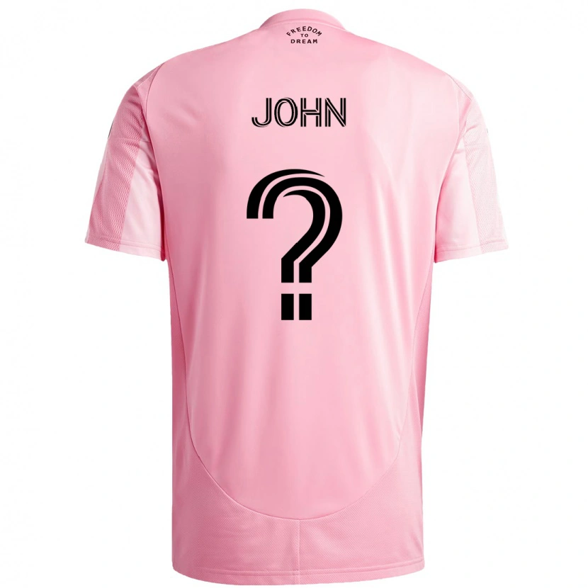 DanxenメンズQuinton John#0ピンク ブラックホームシャツ2025/26ジャージーユニフォーム