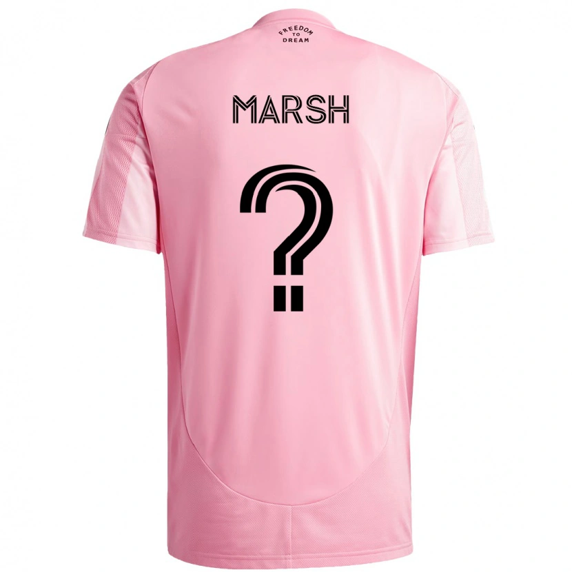 DanxenメンズCadriano Marsh#0ピンク ブラックホームシャツ2025/26ジャージーユニフォーム