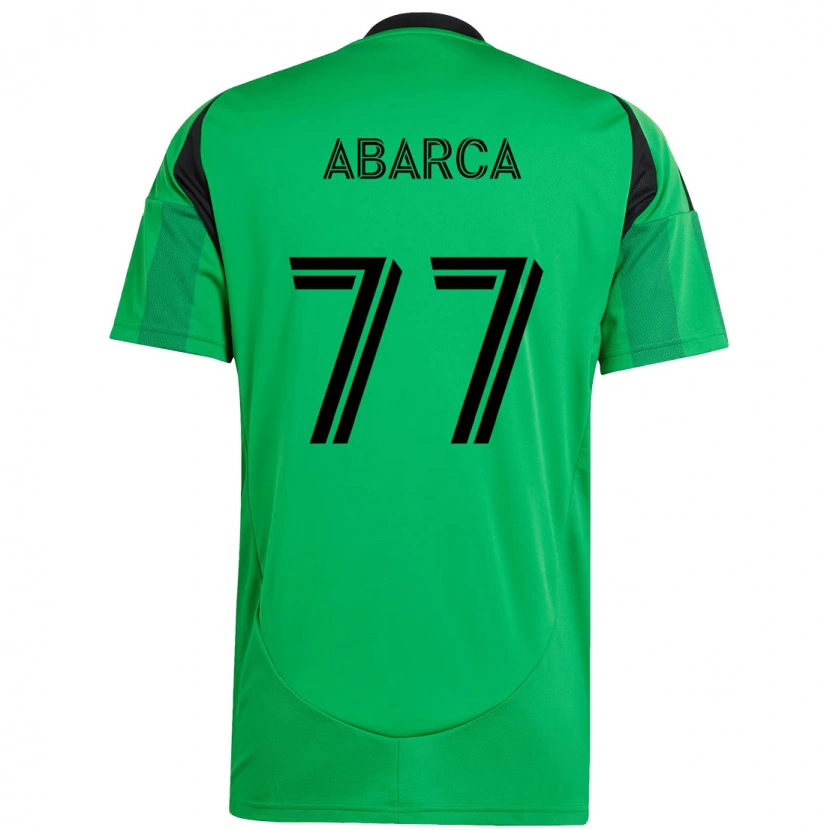 DanxenメンズDiego Abarca#77グリーン ブラックホームシャツ2025/26ジャージーユニフォーム