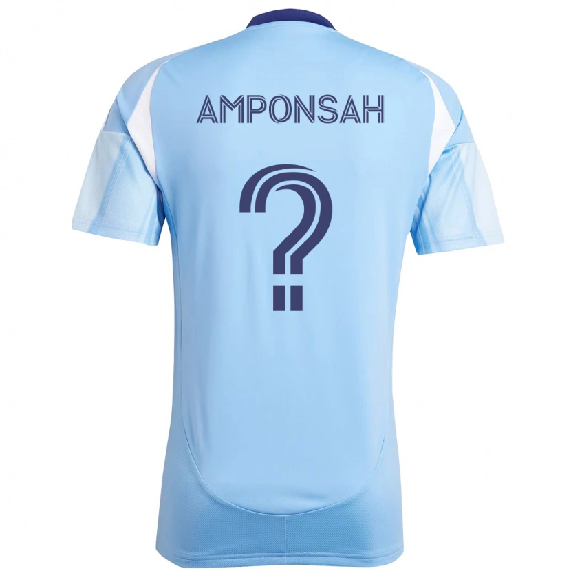 DanxenメンズPrince Amponsah#0ライトブルーホームシャツ2025/26ジャージーユニフォーム