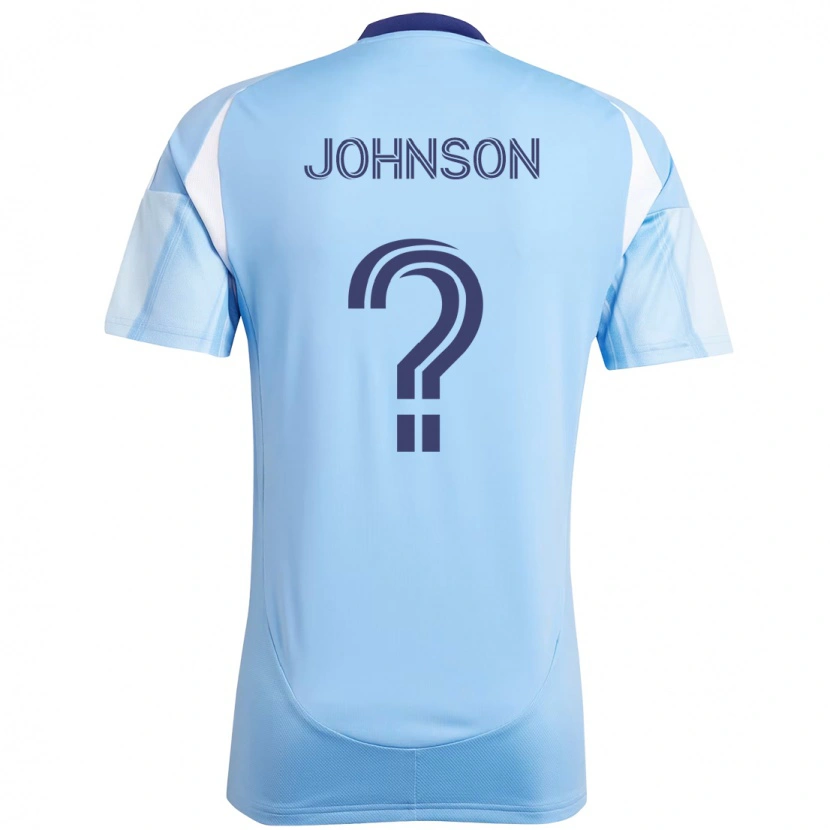 DanxenメンズJabar Johnson#0ライトブルーホームシャツ2025/26ジャージーユニフォーム