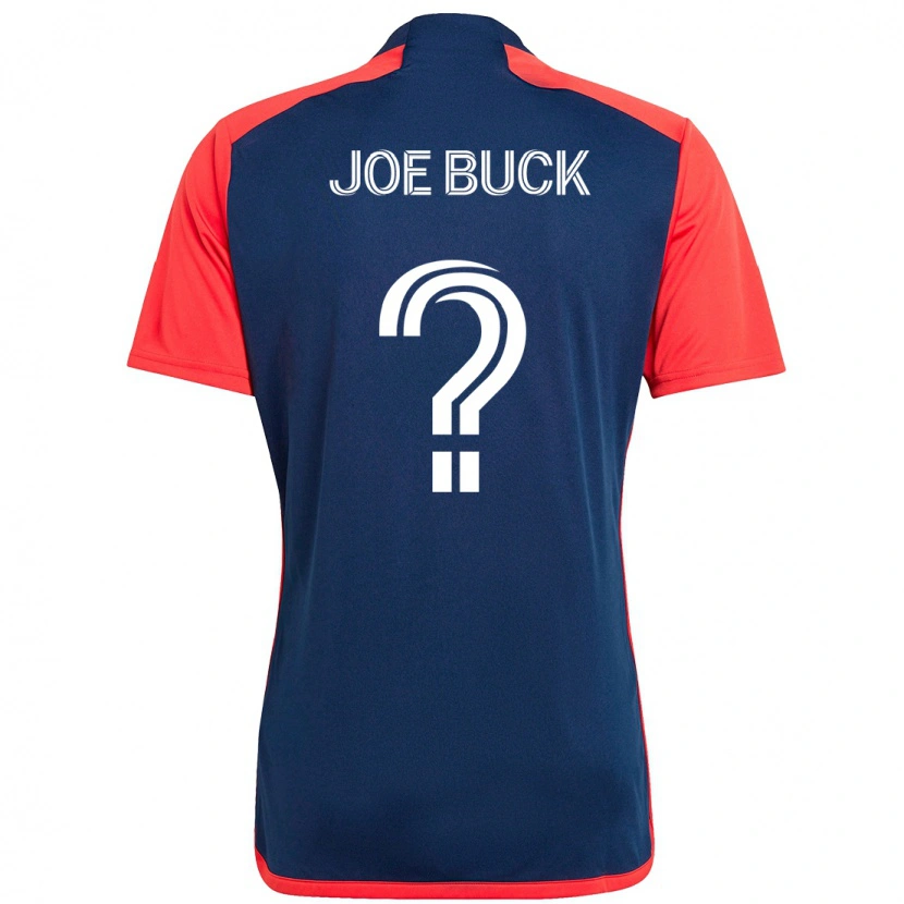 DanxenメンズJoe Buck#0ブルー レッドホームシャツ2025/26ジャージーユニフォーム