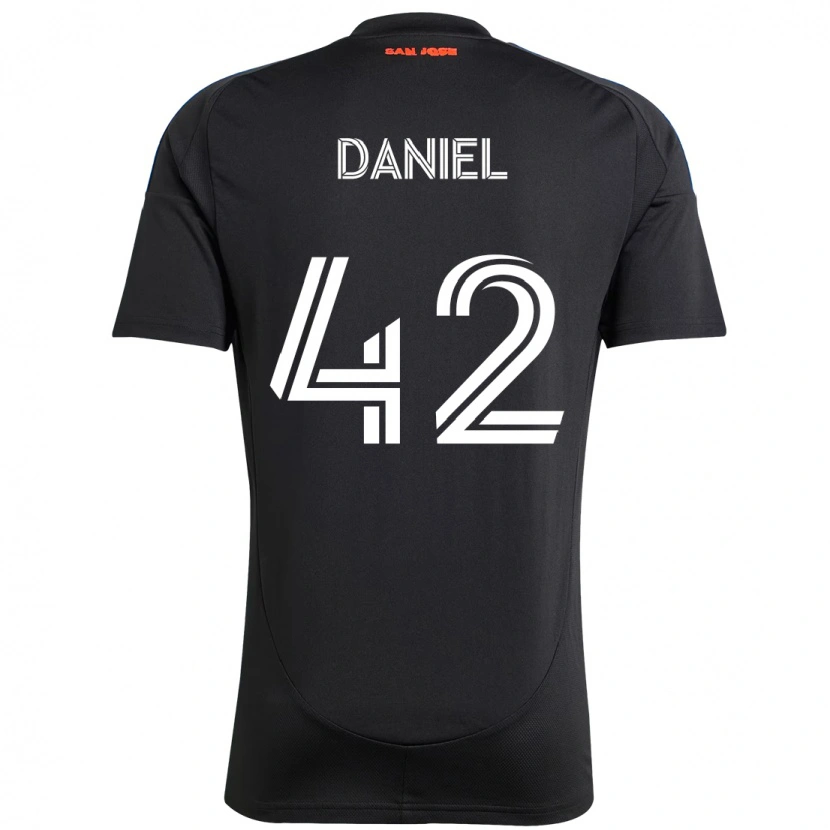 Danxenメンズダニエル#42ブラック ダークブルーホームシャツ2025/26ジャージーユニフォーム