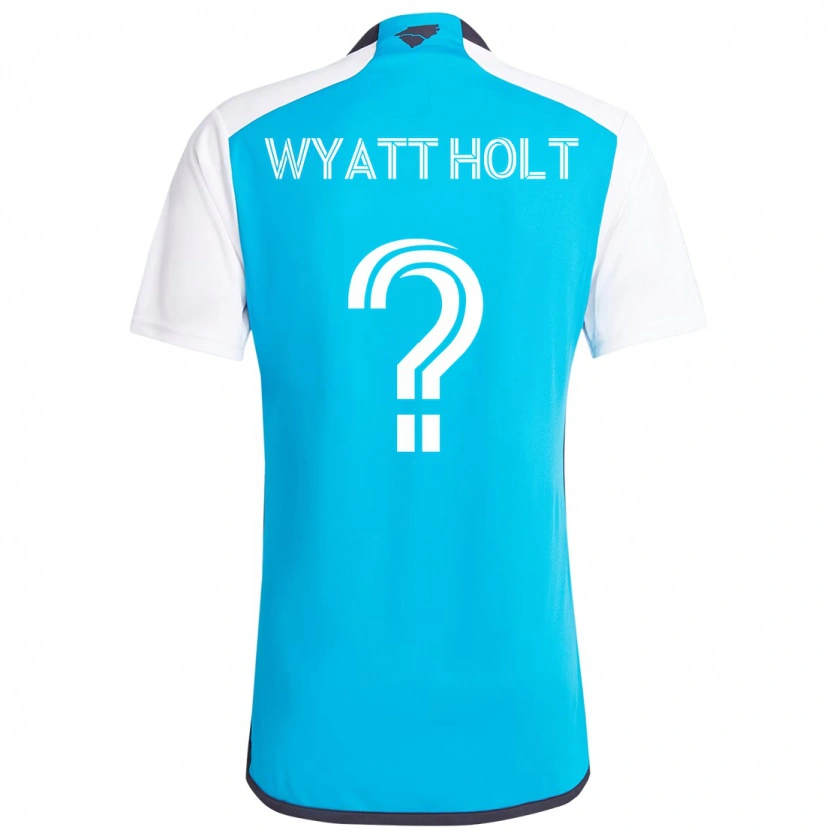 DanxenメンズWyatt Holt#0スカイブルー ホワイトホームシャツ2025/26ジャージーユニフォーム