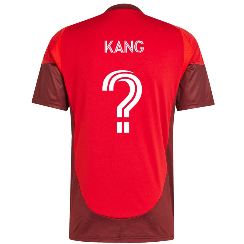 Danxenメンズイーサン・カン#0レッド ホワイトホームシャツ2025/26ジャージーユニフォーム