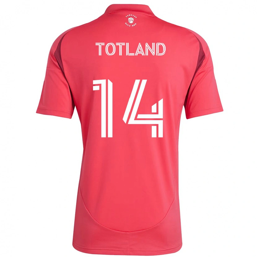 DanxenメンズTomas Totland#14マゼンタ ホワイトホームシャツ2025/26ジャージーユニフォーム