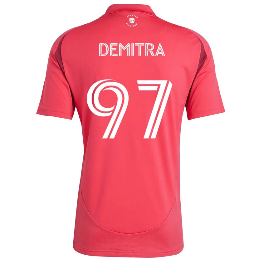 DanxenメンズLucas Demitra#97マゼンタ ホワイトホームシャツ2025/26ジャージーユニフォーム