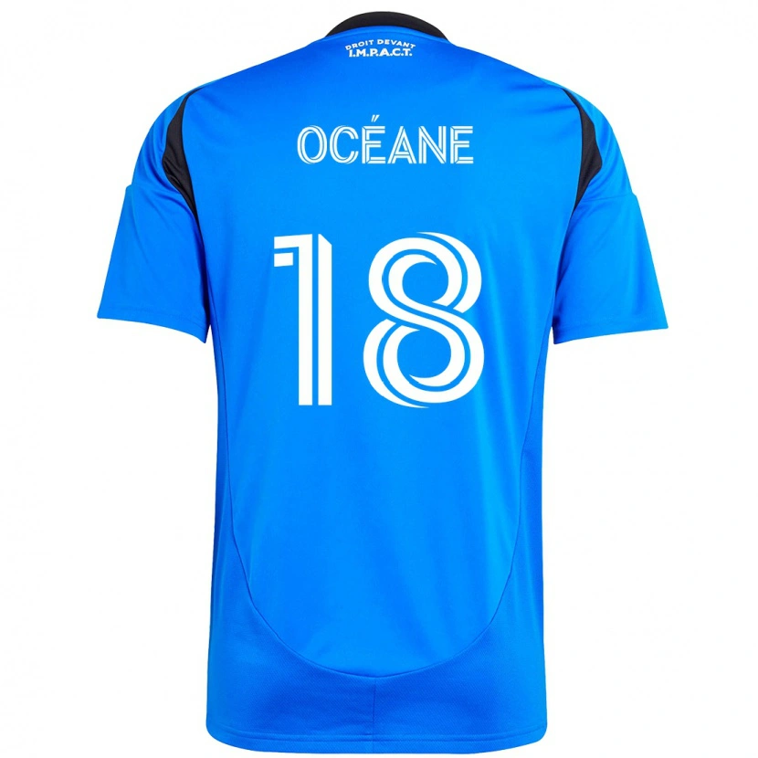 DanxenメンズBlouin Océane#18ダークブルー ブラックホームシャツ2025/26ジャージーユニフォーム
