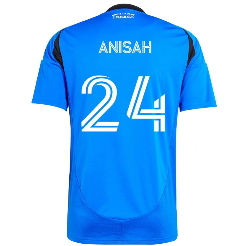 DanxenメンズYusuf Anisah#24ダークブルー ブラックホームシャツ2025/26ジャージーユニフォーム