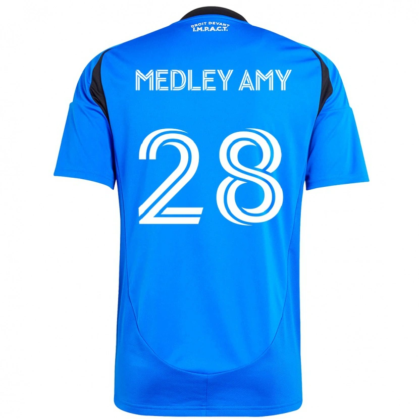 DanxenメンズMedley Amy#28ダークブルー ブラックホームシャツ2025/26ジャージーユニフォーム