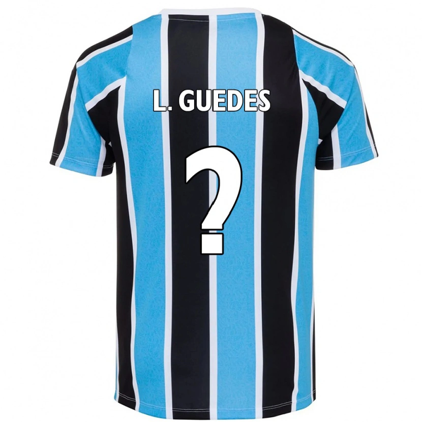 DanxenメンズLuis Guedes#0ブルー ブラック ホワイトホームシャツ2025/26ジャージーユニフォーム