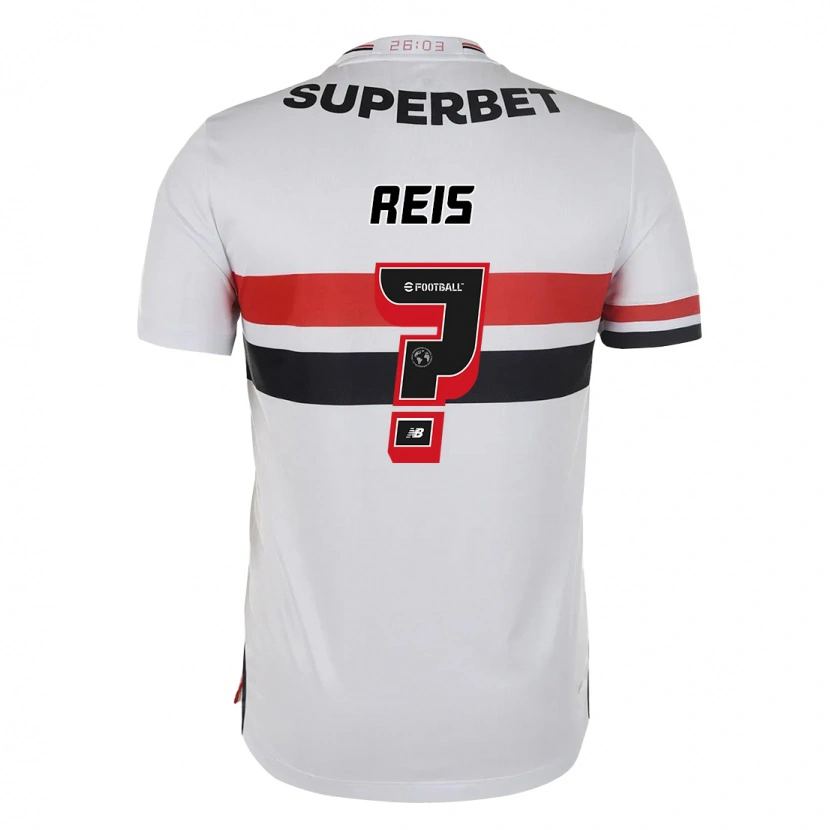 DanxenメンズGuilherme Reis#0レッド ブラック ホワイトホームシャツ2025/26ジャージーユニフォーム