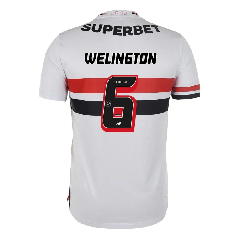 DanxenメンズWelington#6レッド ブラック ホワイトホームシャツ2025/26ジャージーユニフォーム