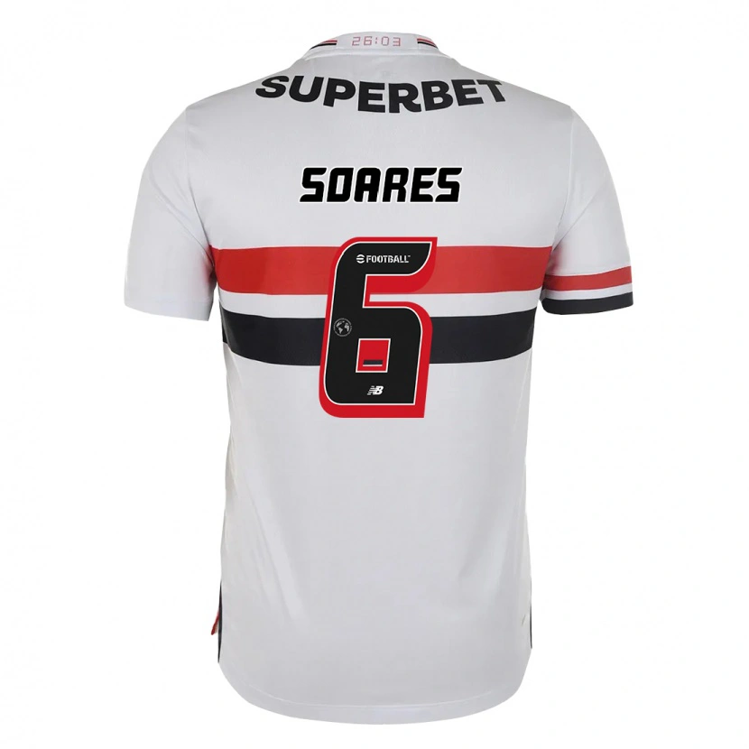DanxenメンズJéssica Soares#6レッド ブラック ホワイトホームシャツ2025/26ジャージーユニフォーム