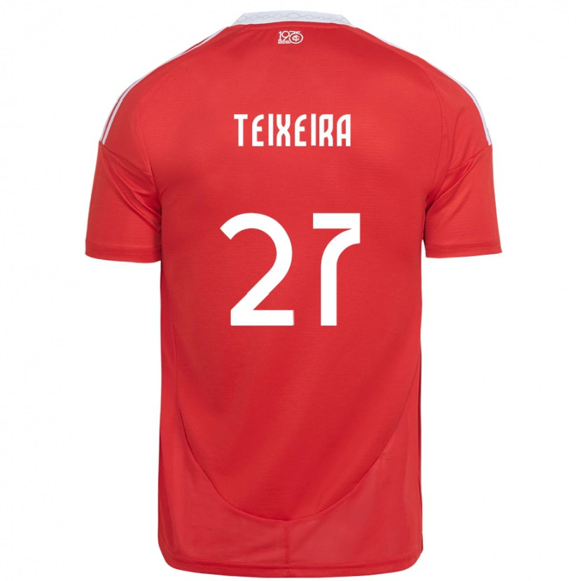 DanxenメンズDanny Teixeira#27レッド ホワイトホームシャツ2025/26ジャージーユニフォーム