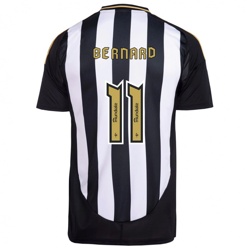 DanxenメンズBernard#11ホワイト ブラックホームシャツ2025/26ジャージーユニフォーム