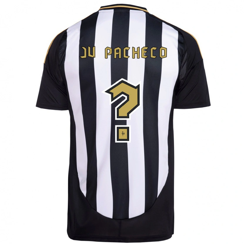 DanxenメンズJu Pacheco#0ホワイト ブラックホームシャツ2025/26ジャージーユニフォーム