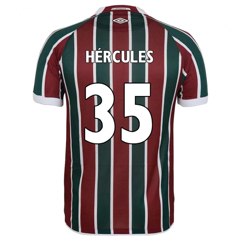 DanxenメンズHércules#35グリーン マルーン ホワイトホームシャツ2025/26ジャージーユニフォーム
