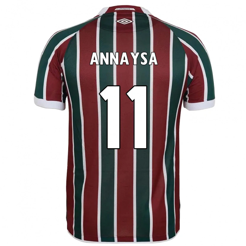DanxenメンズAnnaysa#11グリーン マルーン ホワイトホームシャツ2025/26ジャージーユニフォーム