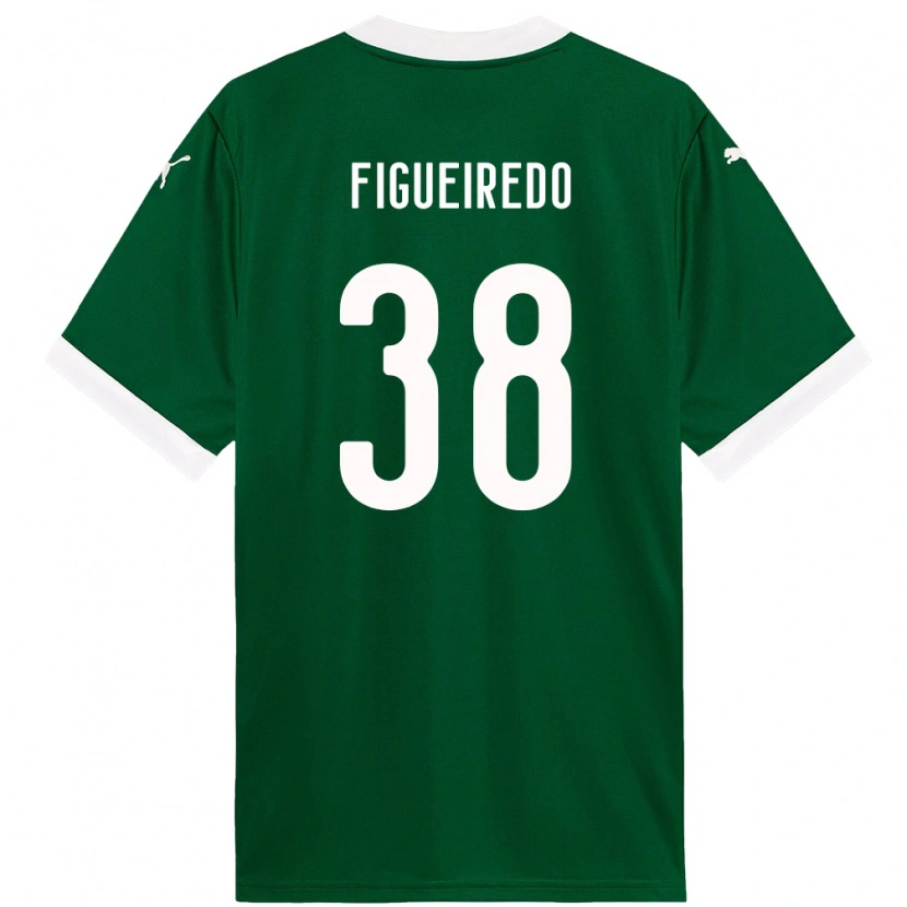 DanxenメンズFigueiredo#38グリーン ホワイトホームシャツ2025/26ジャージーユニフォーム