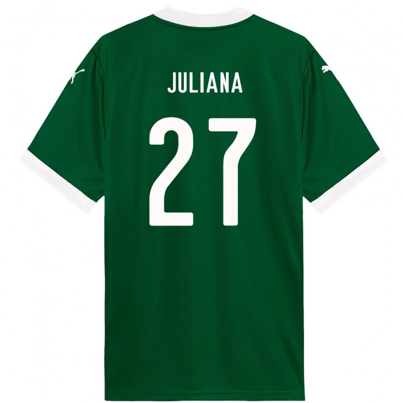 DanxenメンズJuliana#27グリーン ホワイトホームシャツ2025/26ジャージーユニフォーム