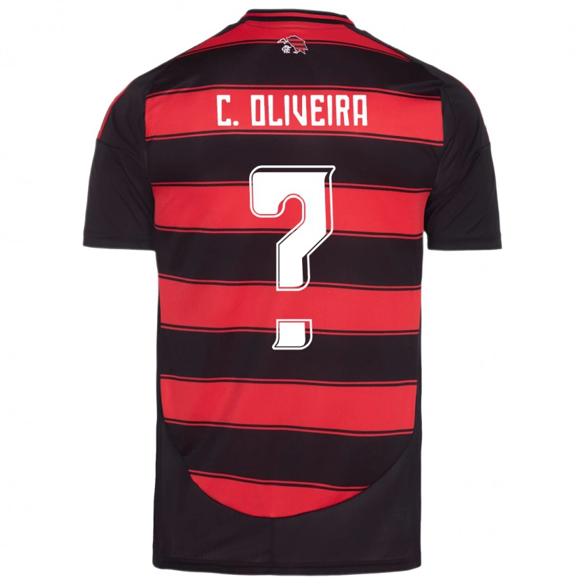 DanxenメンズChristian Oliveira#0レッド ブラックホームシャツ2025/26ジャージーユニフォーム
