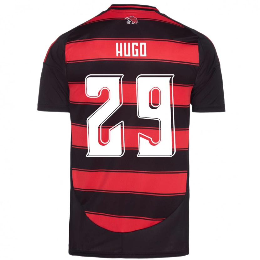 DanxenメンズVictor Hugo#29レッド ブラックホームシャツ2025/26ジャージーユニフォーム