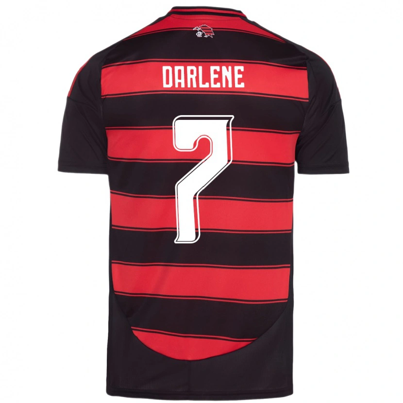 DanxenメンズDarlene#7レッド ブラックホームシャツ2025/26ジャージーユニフォーム