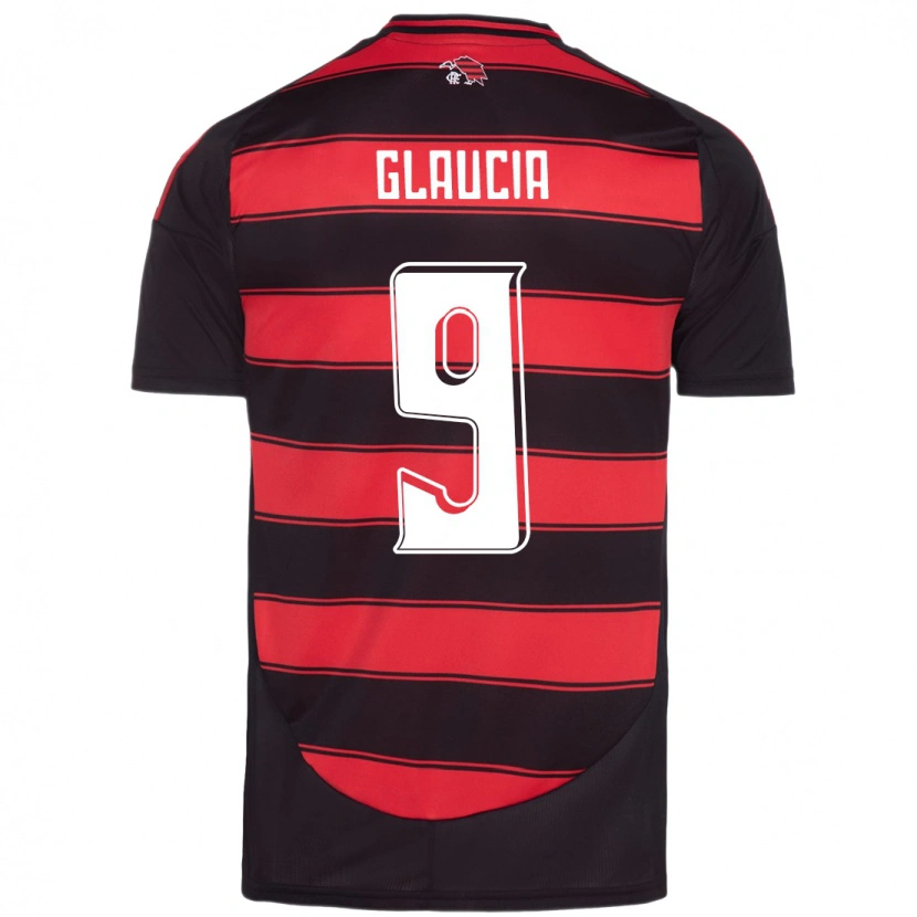 DanxenメンズGlaucia#9レッド ブラックホームシャツ2025/26ジャージーユニフォーム