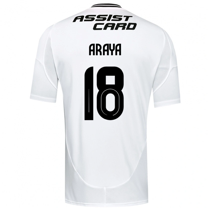DanxenメンズBenjamín Araya#18ブラック ホワイト イエローホームシャツ2025/26ジャージーユニフォーム