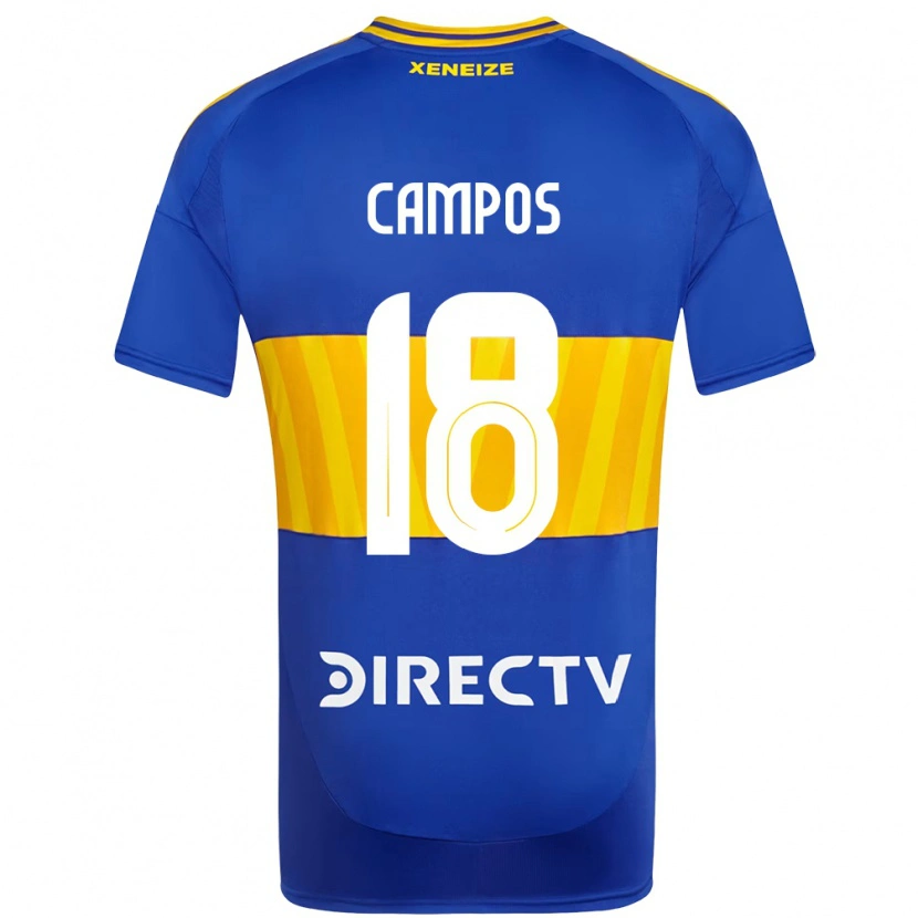 DanxenメンズBrisa Campos#18ロイヤルブルー イエローホームシャツ2025/26ジャージーユニフォーム