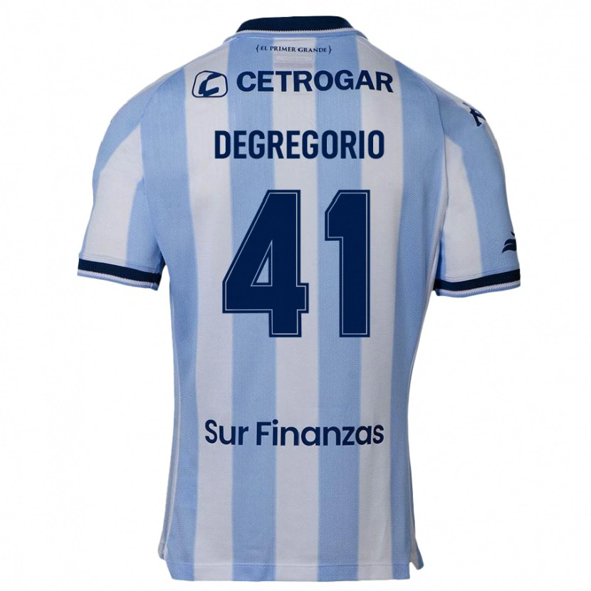 DanxenメンズRamiro Degregorio#41スカイブルーホームシャツ2025/26ジャージーユニフォーム