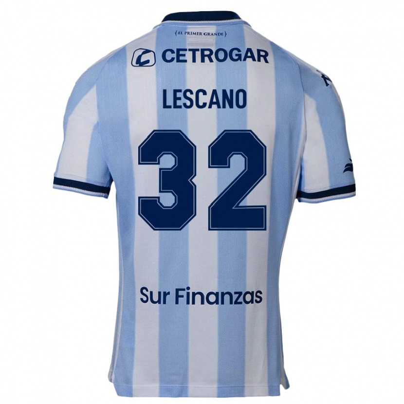 DanxenメンズMacarena Lescano#32スカイブルーホームシャツ2025/26ジャージーユニフォーム