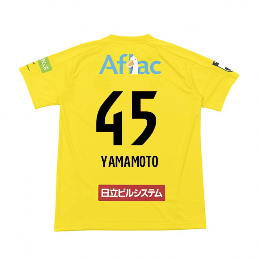 DanxenメンズOta Yamamoto#45ブラック イエローホームシャツ2025/26ジャージーユニフォーム