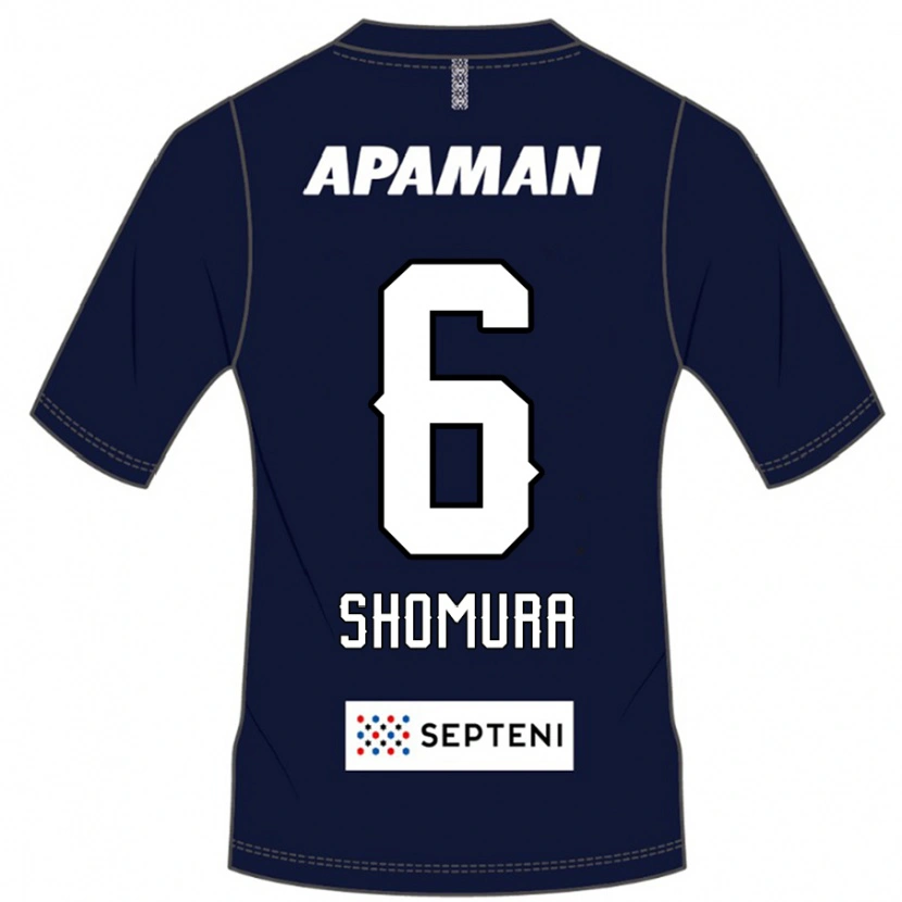 DanxenメンズTomoki Shomura#6ロイヤルブルー ホワイトホームシャツ2025/26ジャージーユニフォーム