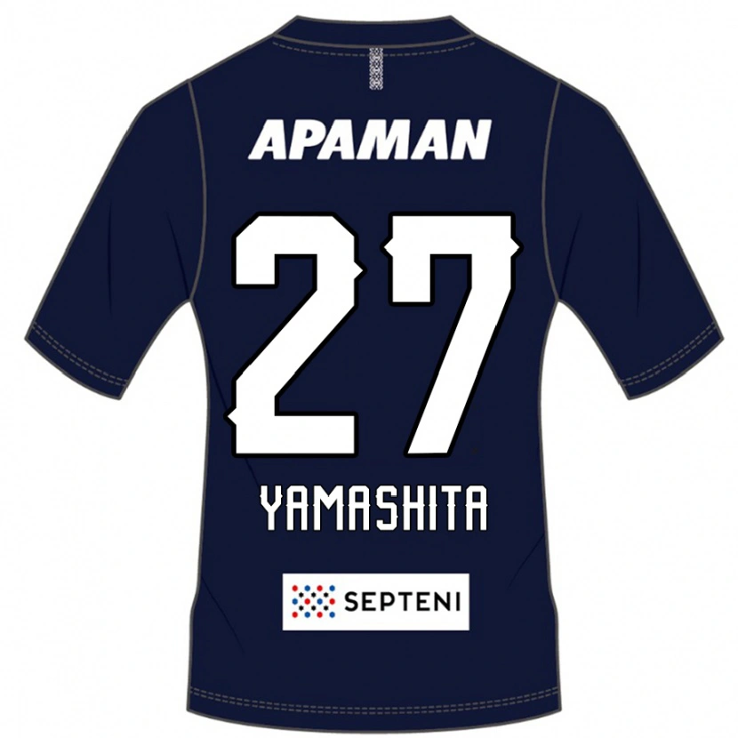 DanxenメンズSotaro Yamashita#27ロイヤルブルー ホワイトホームシャツ2025/26ジャージーユニフォーム