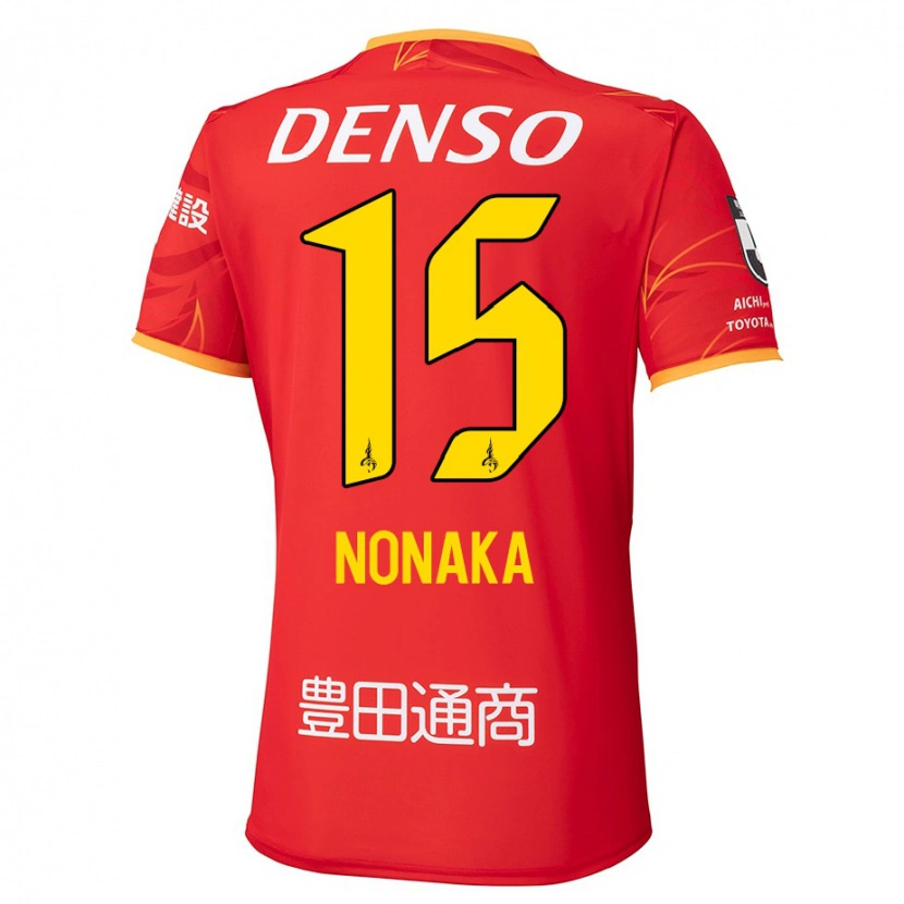 DanxenメンズYugo Nonaka#15レッド イエローホームシャツ2025/26ジャージーユニフォーム