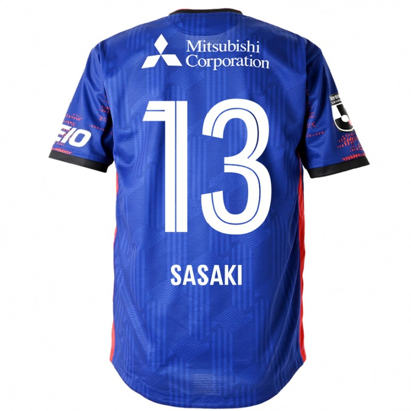 DanxenメンズShoei Sasaki#13ロイヤルブルー ホワイトホームシャツ2025/26ジャージーユニフォーム