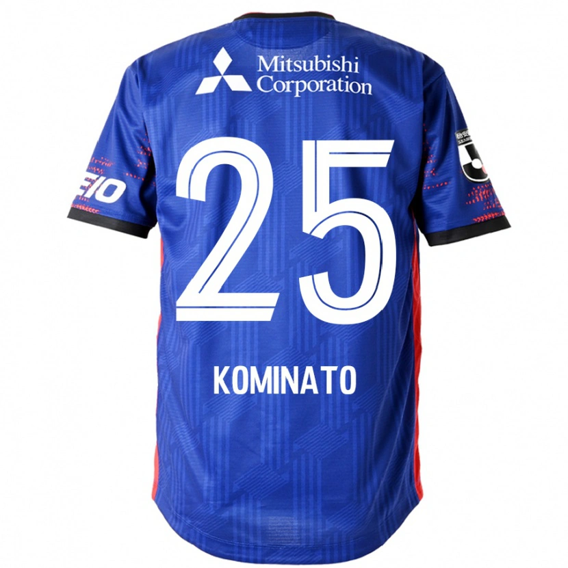 DanxenメンズTsuna Kominato#25ロイヤルブルー ホワイトホームシャツ2025/26ジャージーユニフォーム