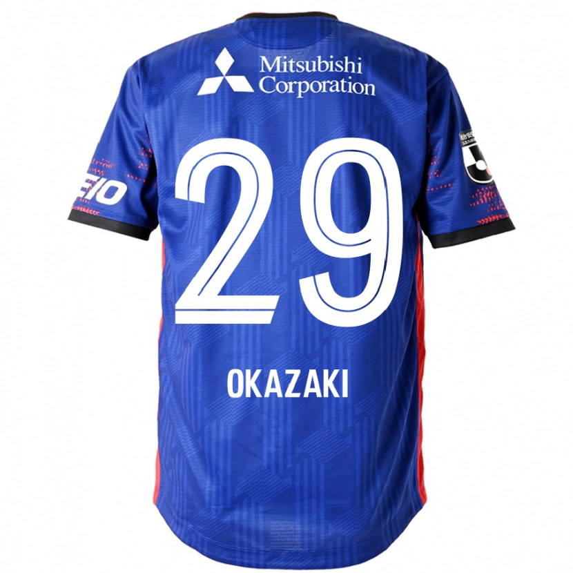 Danxenメンズ岡崎慎#29ロイヤルブルー ホワイトホームシャツ2025/26ジャージーユニフォーム