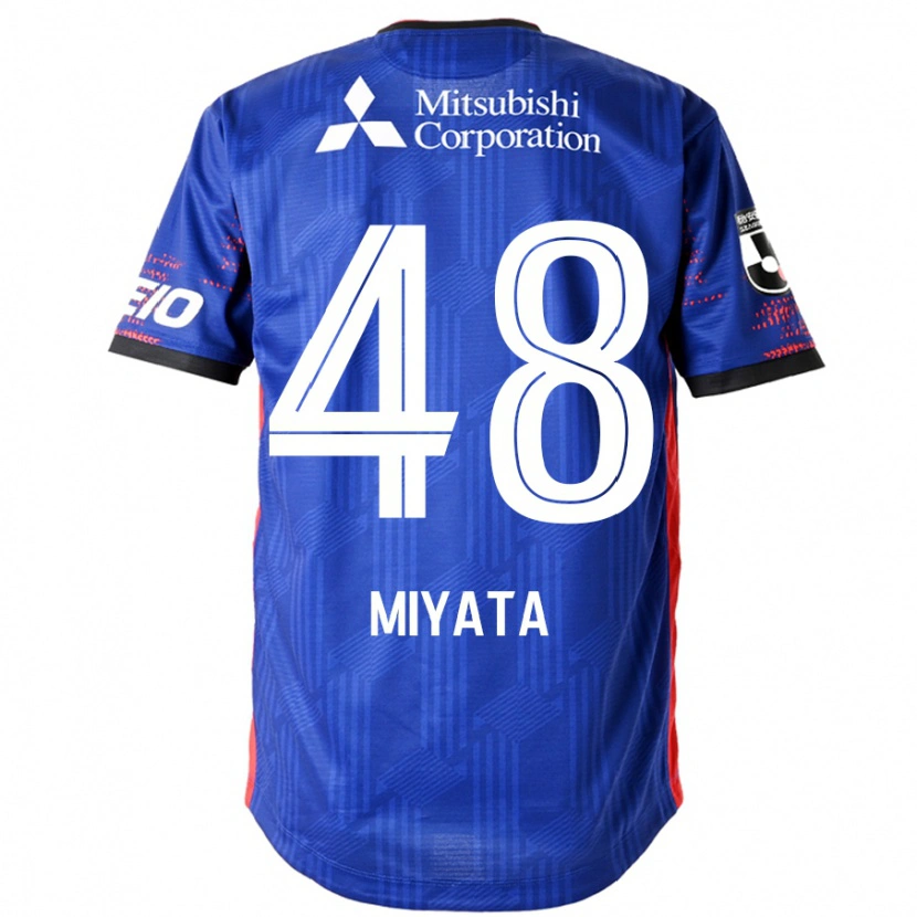 Danxenメンズ宮田和純#48ロイヤルブルー ホワイトホームシャツ2025/26ジャージーユニフォーム