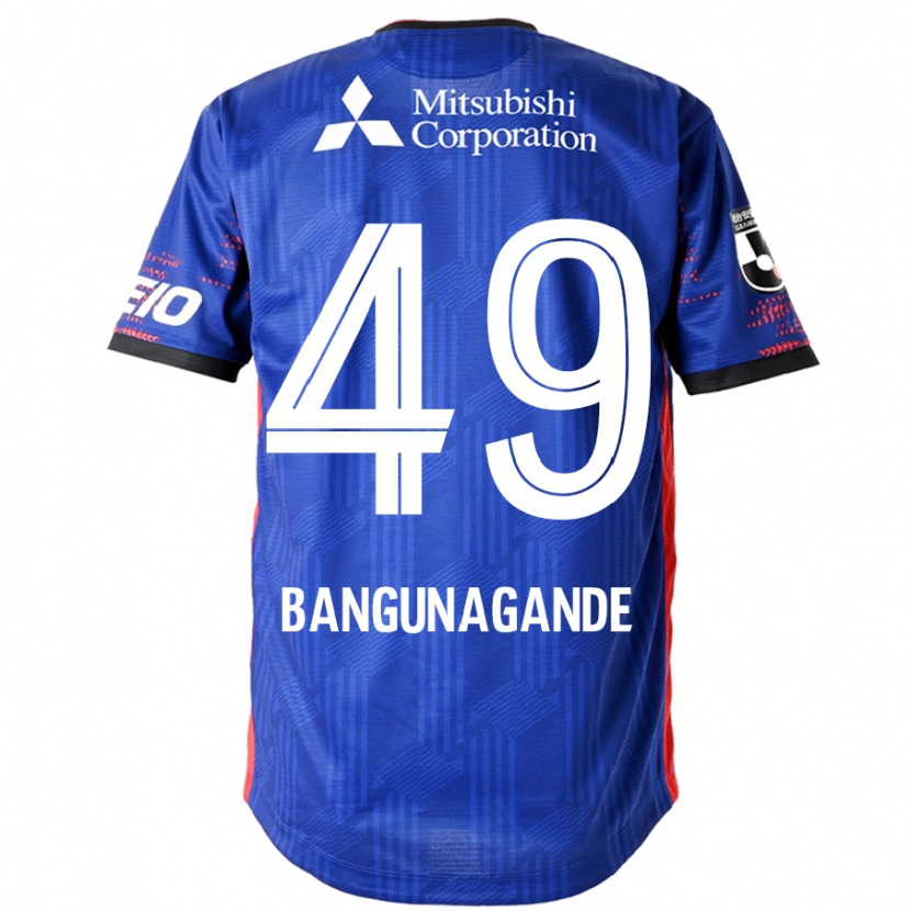Danxenメンズバングーナガンデ佳史扶#49ロイヤルブルー ホワイトホームシャツ2025/26ジャージーユニフォーム