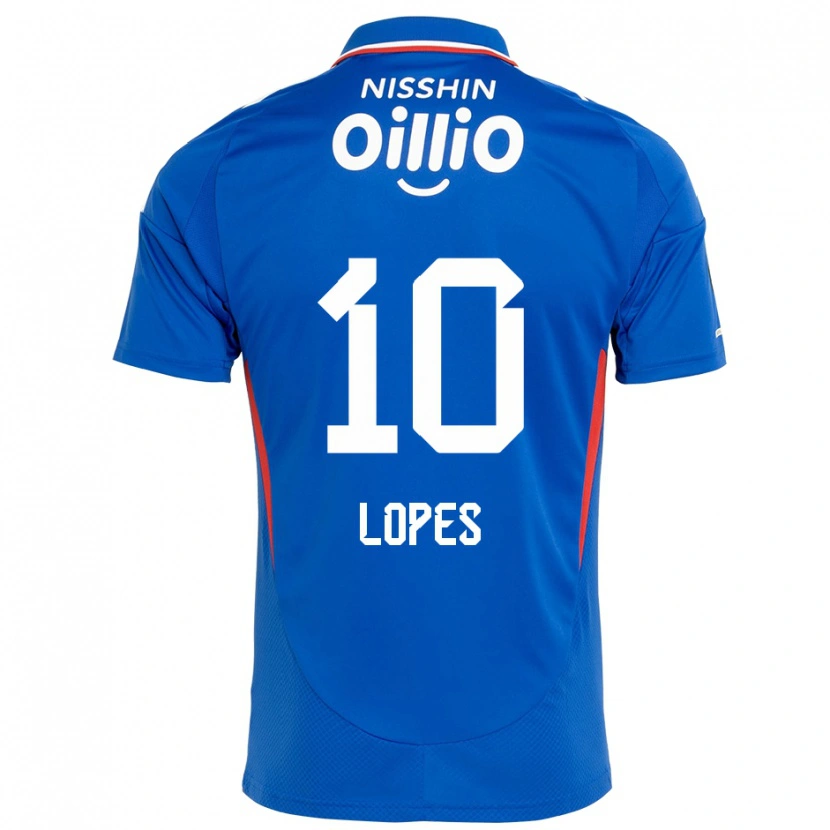 Danxenメンズアンデルソン・ジョゼ・ロペス・デ・ソウ#10ロイヤルブルー ホワイトホームシャツ2025/26ジャージーユニフォーム