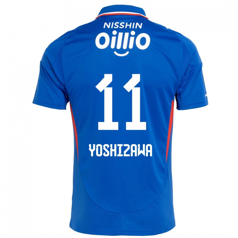DanxenメンズMirai Yoshizawa#11ロイヤルブルー ホワイトホームシャツ2025/26ジャージーユニフォーム