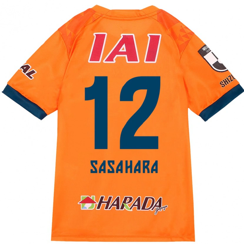 DanxenメンズKenshin Sasahara#12オレンジ レッドホームシャツ2025/26ジャージーユニフォーム