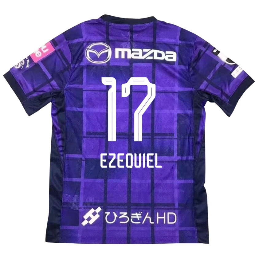 DanxenメンズEzequiel#17パープル オレンジホームシャツ2025/26ジャージーユニフォーム