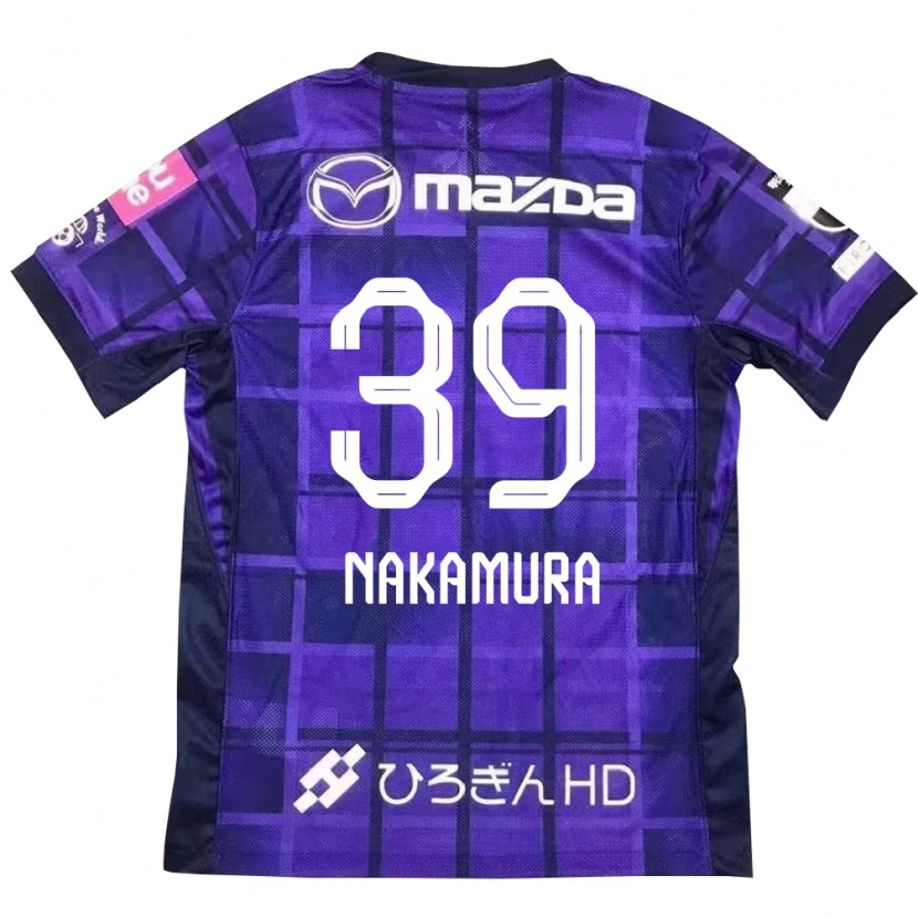 DanxenメンズSota Nakamura#39パープル オレンジホームシャツ2025/26ジャージーユニフォーム