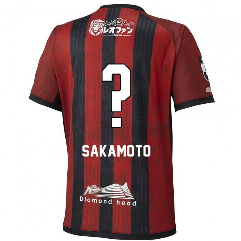 DanxenメンズKanta Sakamoto#0レッド ブラックホームシャツ2025/26ジャージーユニフォーム