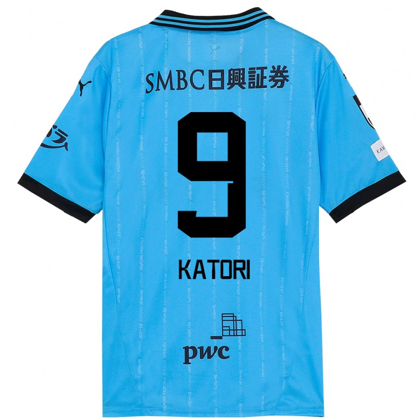 DanxenメンズTakeshi Katori#9スカイブルー ブラックホームシャツ2025/26ジャージーユニフォーム