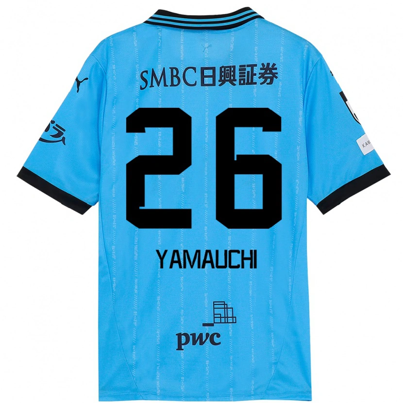Danxenメンズ山内日向汰#26スカイブルー ブラックホームシャツ2025/26ジャージーユニフォーム